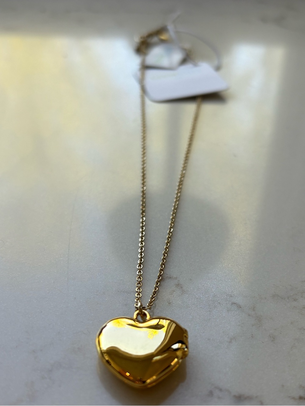 Crewcuts Gold Heart Locket Necklace